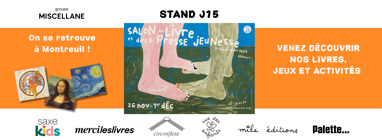 Retrouvez Palette au salon du livre jeunesse de Montreuil !
